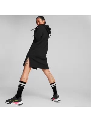 Ženski sweatshirt PUMA HER HOODED DRESS 670817-01 CRNA