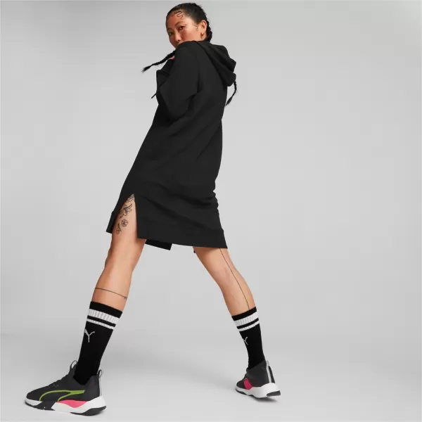  Ženski sweatshirt PUMA HER HOODED DRESS 670817-01 CRNA 