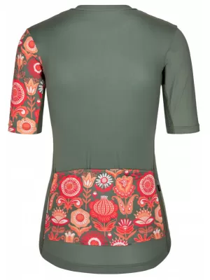 Ženski biciklistički dres KILPI ORETI-W RL0327KI KAKI