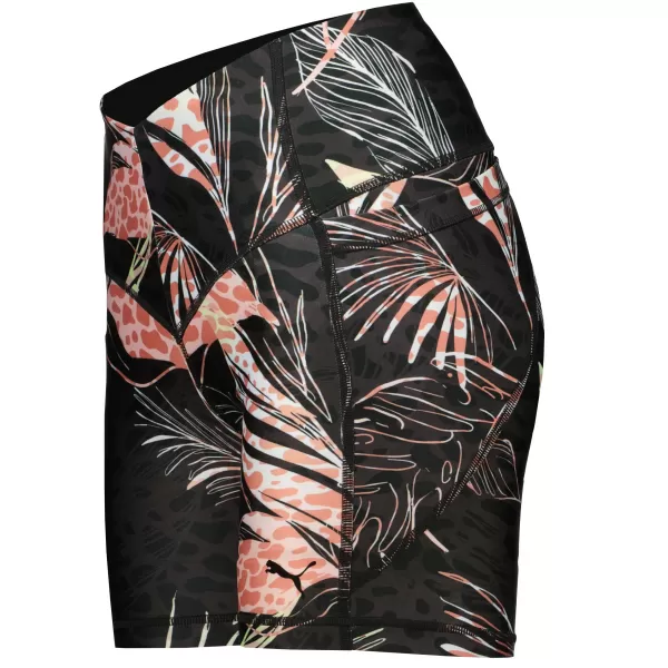  Ženske kratke hlače PUMA TRAIN TREND AOP EVERSCULPT HIGH WAIST 5 TIGHT SHORT 521610-01 CRNA 