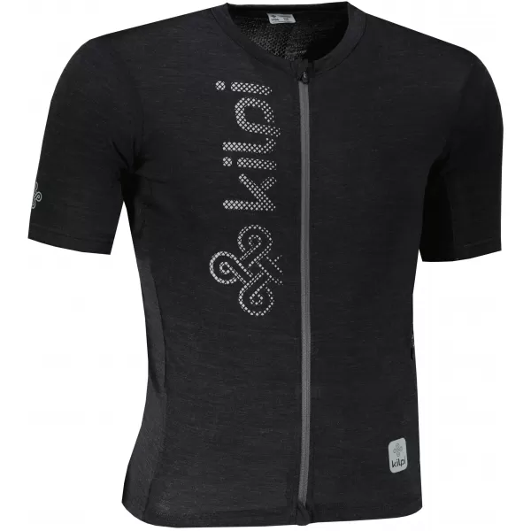  Muški biciklistički dres KILPI PETRANA-M RM0312KI TAMNOSIVA 
