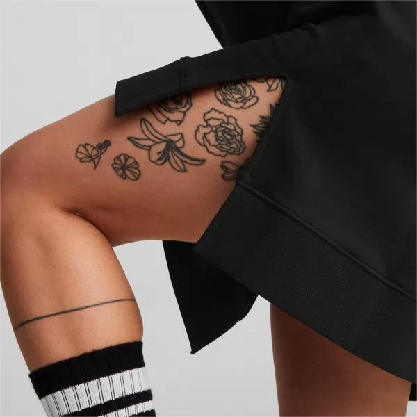  Ženski sweatshirt PUMA HER HOODED DRESS 670817-01 CRNA 