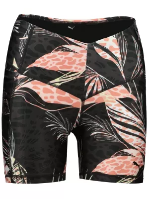 Ženske kratke hlače PUMA TRAIN TREND AOP EVERSCULPT HIGH WAIST 5 TIGHT SHORT 521610-01 CRNA