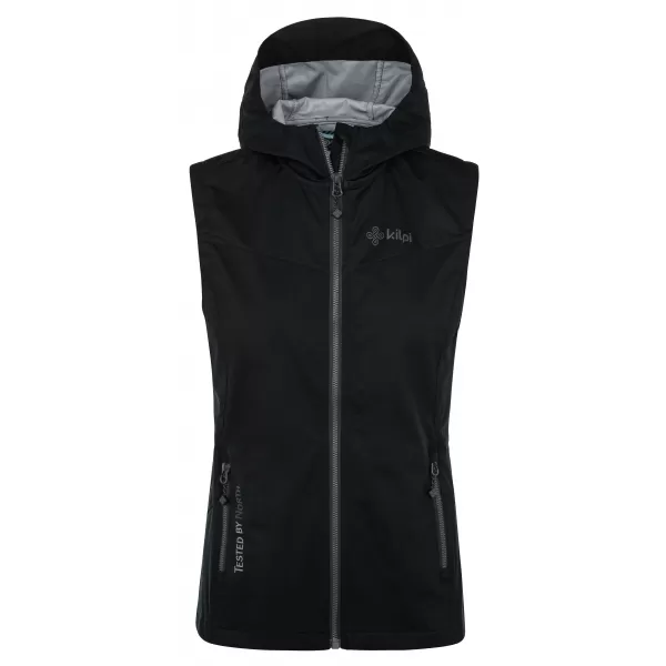  Ženski softshell prsluk KILPI MONILEA-W RL0107KI CRNA 