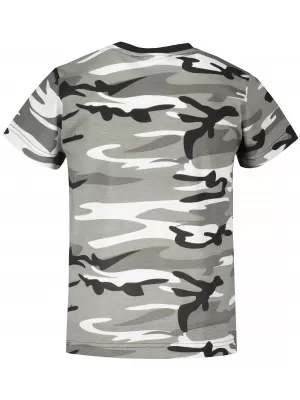 Dječja majica ALTISPORT ALK002C149 CAMO SIVA/PLAVA