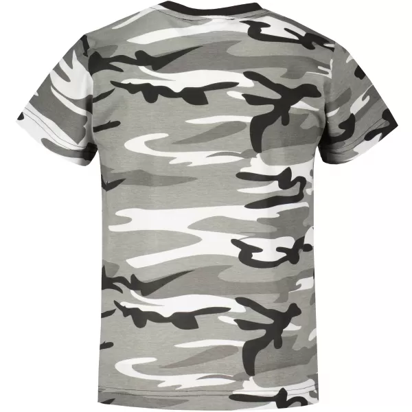  Dječja majica ALTISPORT ALK002C149 CAMO SIVA/PLAVA 