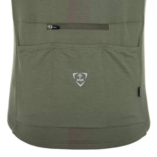  Muški biciklistički dres KILPI PETRANA-M RM0312KI KAKI 