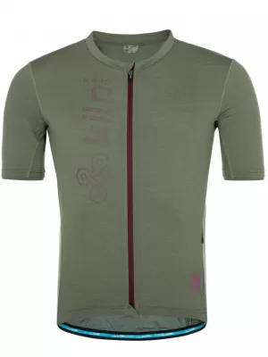 Muški biciklistički dres KILPI PETRANA-M RM0312KI KAKI