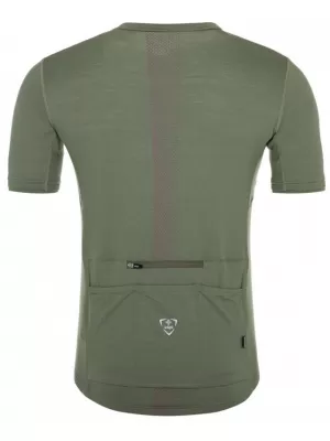 Muški biciklistički dres KILPI PETRANA-M RM0312KI KAKI
