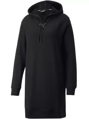 Ženski sweatshirt PUMA HER HOODED DRESS 670817-01 CRNA