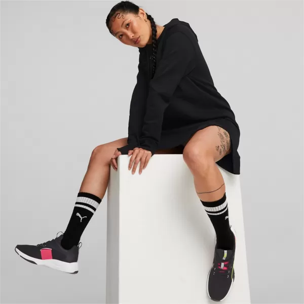  Ženski sweatshirt PUMA HER HOODED DRESS 670817-01 CRNA 