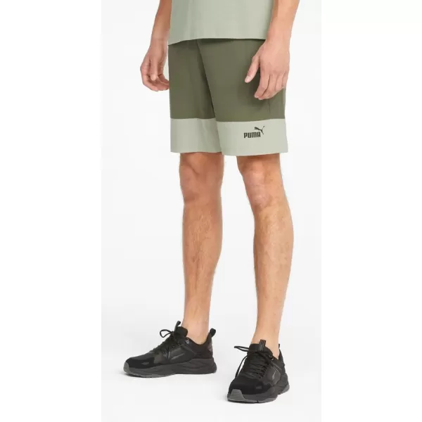  Muške kratke hlače PUMA POWER COLORBLOCK WOVEN SHORTS 9 848819-32 ZELENA 