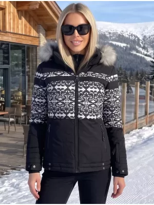 Ženska zimska jakna KIXMI OLINDA CRNO