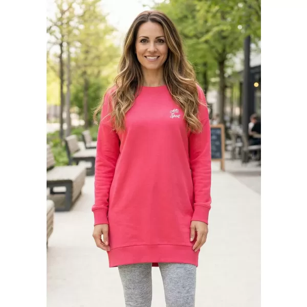  Ženski sweatshirt ALTISPORT CYGNA LSWX343 RUŽIČASTA 