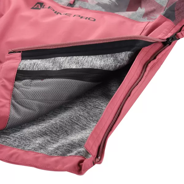  Jakna ALPINE PRO GIBBO KJCY250 BURGUNDIJSKI 