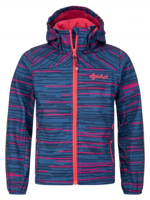 Softshell jakna za djevojčice KILPI RAVIA-JG SJ0155KI TAMNOPLAVA