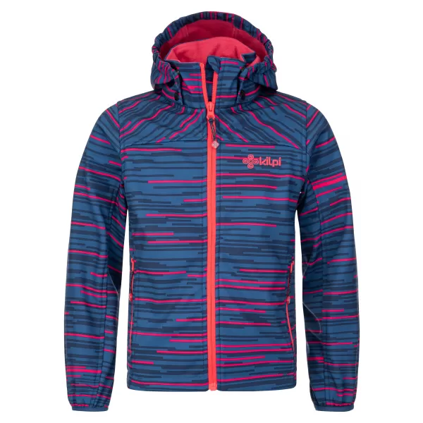  Softshell jakna za djevojčice KILPI RAVIA-JG SJ0155KI TAMNOPLAVA 