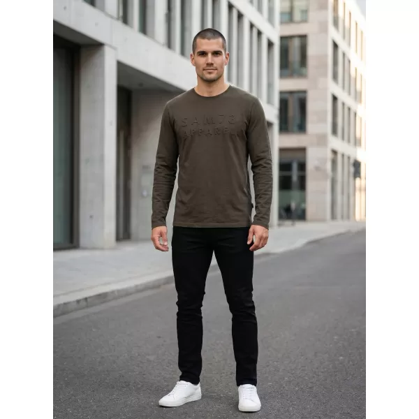  Muška majica kratkih rukava SAM 73 MINDART MT 810 KAKI 