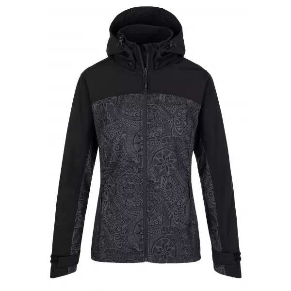  Ženska softshell jakna KILPI RAVIA-W SL0124KI TAMNOSIVA 