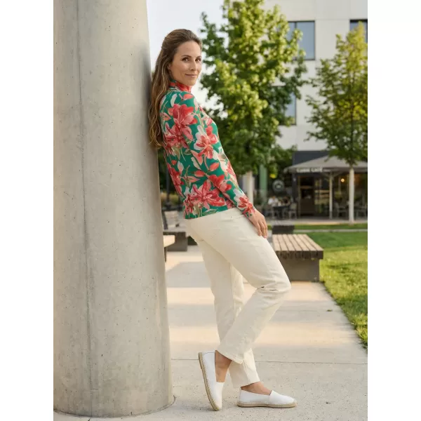  Ženska dolčevita KIXMI OPRAH ZELENA 