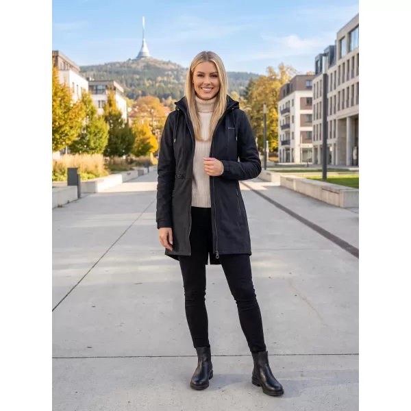  Ženski softshell kaput KIXMI ORLENA CRNO 