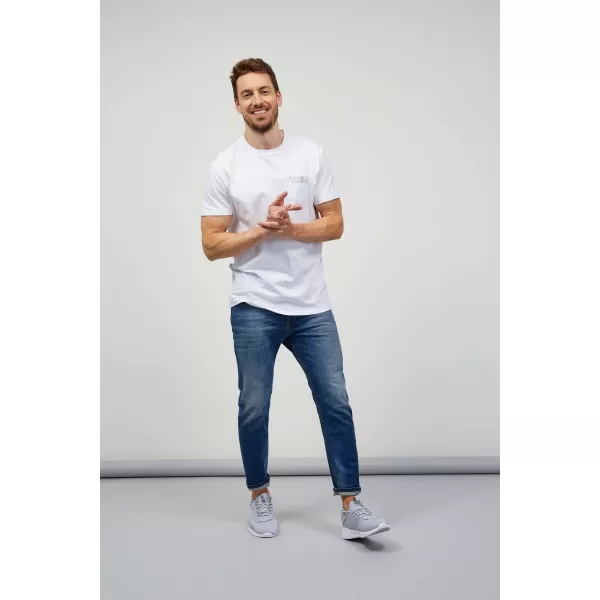  Muška majica kratkih rukava SAM 73 QUARIP MT 812 BIJELA 