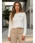 Ženski skraćeni top sweatshirt ALTISPORT BYB/ALW056BY131 BIJELA