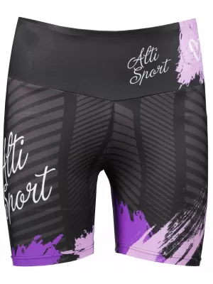 Ženske kratke premium tajice ALTISPORT SWE/ALW01S03 LJUBIČASTA