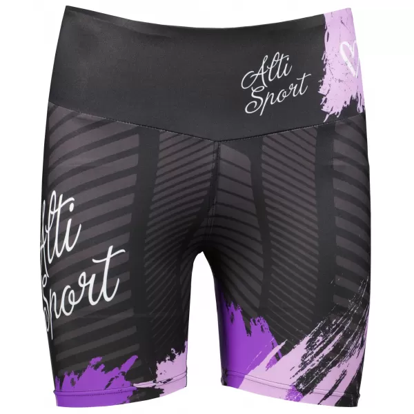  Ženske kratke premium tajice ALTISPORT SWE/ALW01S03 LJUBIČASTA 