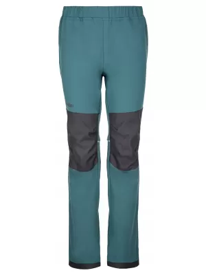 Dječje softshell hlače KILPI RIZO-J SJ0405KI TAMNO ZELENA