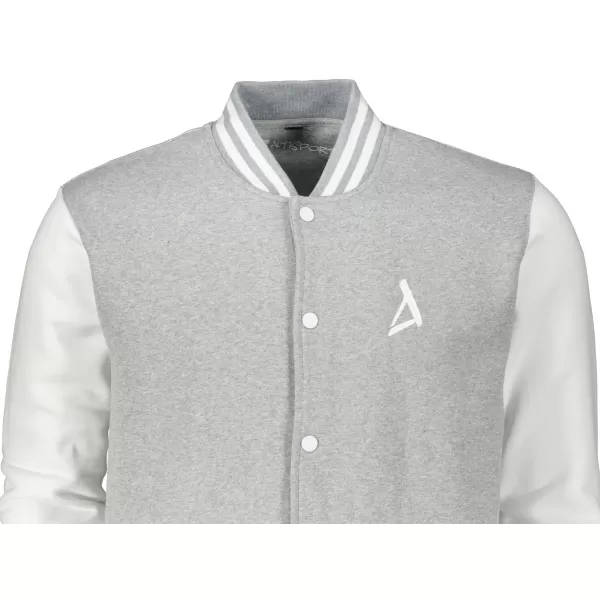  Muški sweatshirt ALTISPORT BYB/ALM002BB004 SVIJETLO SIVI ODSJAJI 