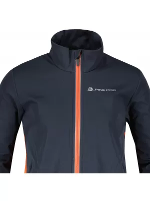 Dječja softshell jakna ALPINE PRO TYCHO KJCY251 TAMNOPLAVA/CRNA