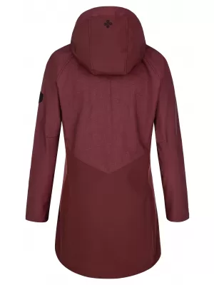 Ženski softshell kaput KILPI LASIKA-W SL0127KI TAMNOCRVENA