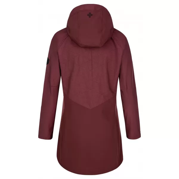  Ženski softshell kaput KILPI LASIKA-W SL0127KI TAMNOCRVENA 