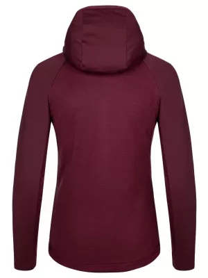 Ženski sweatshirt KILPI LAYANA-W SL0202KI TAMNOCRVENA
