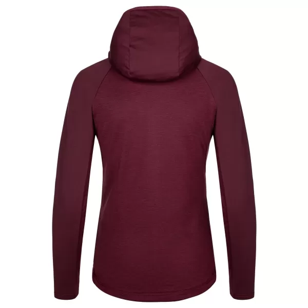 Ženski sweatshirt KILPI LAYANA-W SL0202KI TAMNOCRVENA 