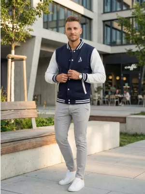 Muški sweatshirt ALTISPORT BYB/ALM002BB004 MORNARSKO PLAVA