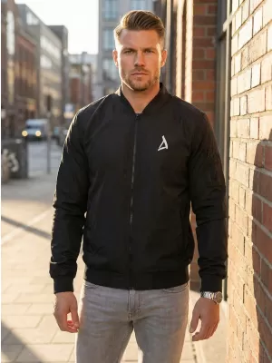 Muška bomber jakna ALTISPORT BYB/ALM002BY045 CRNO I BIJELO