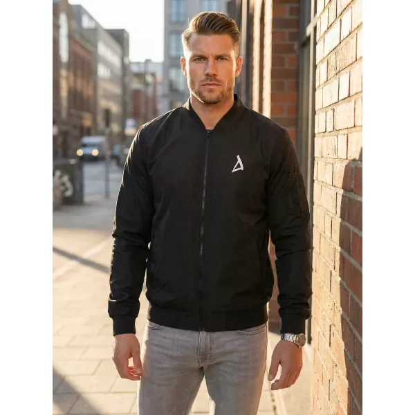 Muška bomber jakna ALTISPORT BYB/ALM002BY045 CRNO I BIJELO 