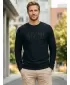 Muški sweatshirt KIXMI ODEN CRNO