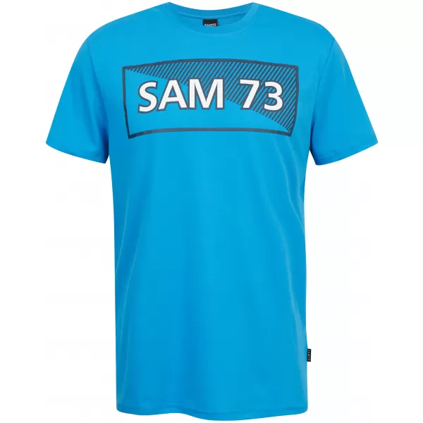  Muška majica kratkih rukava SAM 73 FENRI MT 814 SVIJETLOPLAVA 