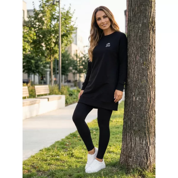  Ženski sweatshirt ALTISPORT CYGNA LSWX343 CRNO 