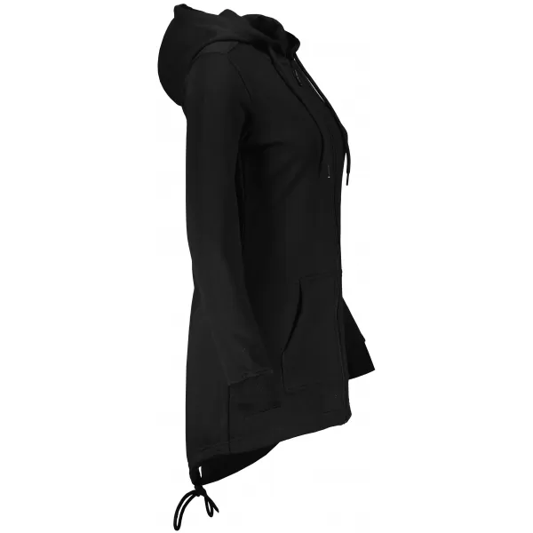  Ženska produžena majica ALTISPORT BYB/ALW056BY148 CRNO I BIJELO 
