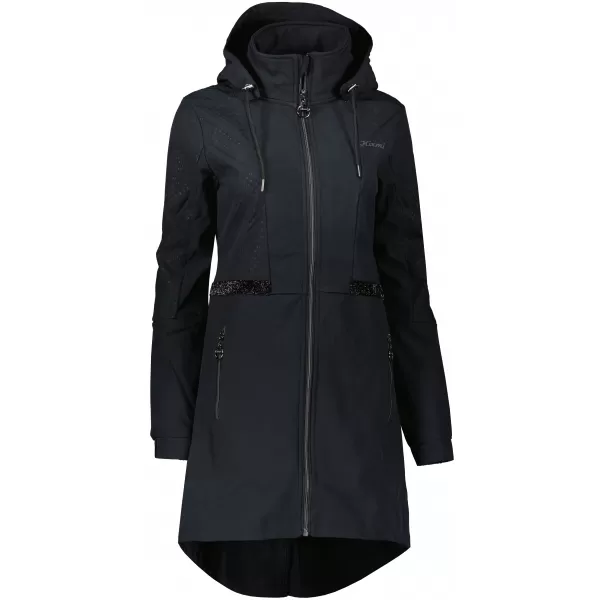  Ženski softshell kaput KIXMI ORLENA CRNO 
