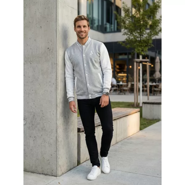  Muški sweatshirt ALTISPORT BYB/ALM002BB004 SVIJETLO SIVI ODSJAJI 