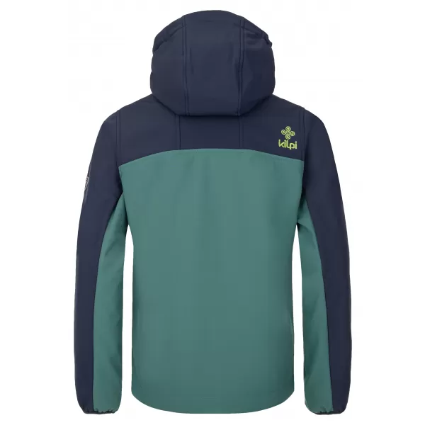  Dječja softshell jakna KILPI RAVIO-JB SJ0105KI TAMNO ZELENA 