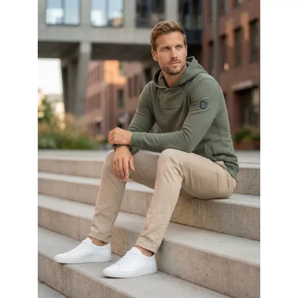  Muški sweatshirt KIXMI ORICK ZELENA 