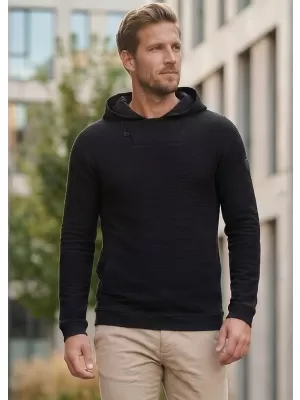 Muški sweatshirt KIXMI ORICK CRNO