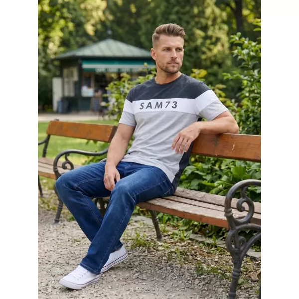  Muška majica kratkih rukava SAM 73 KAVIX MT 815 SVIJETLOSIVA 