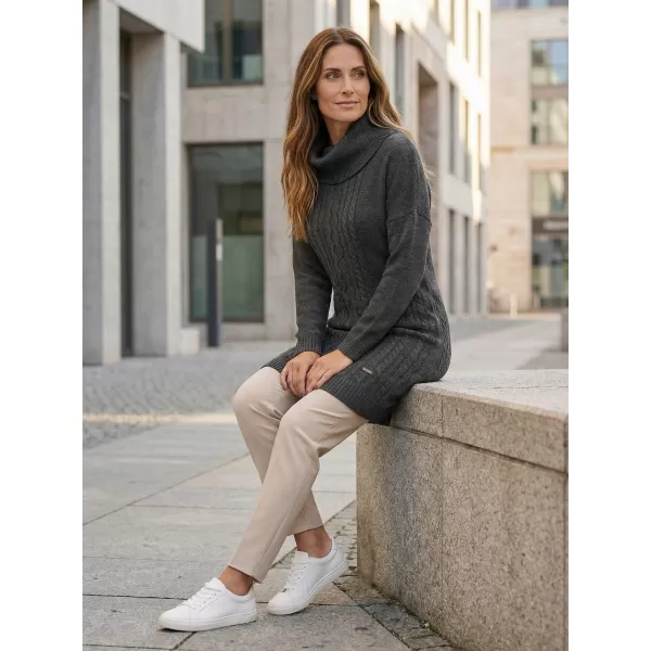  Ženski pulover KIXMI ODELLA TAMNO SIVI ODSJAJI 